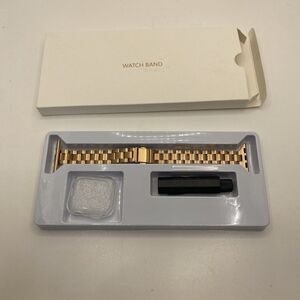 OMIU Thin Band‎ Compatible with Apple Watch 40-49mm Stainless Steel Rose Gold